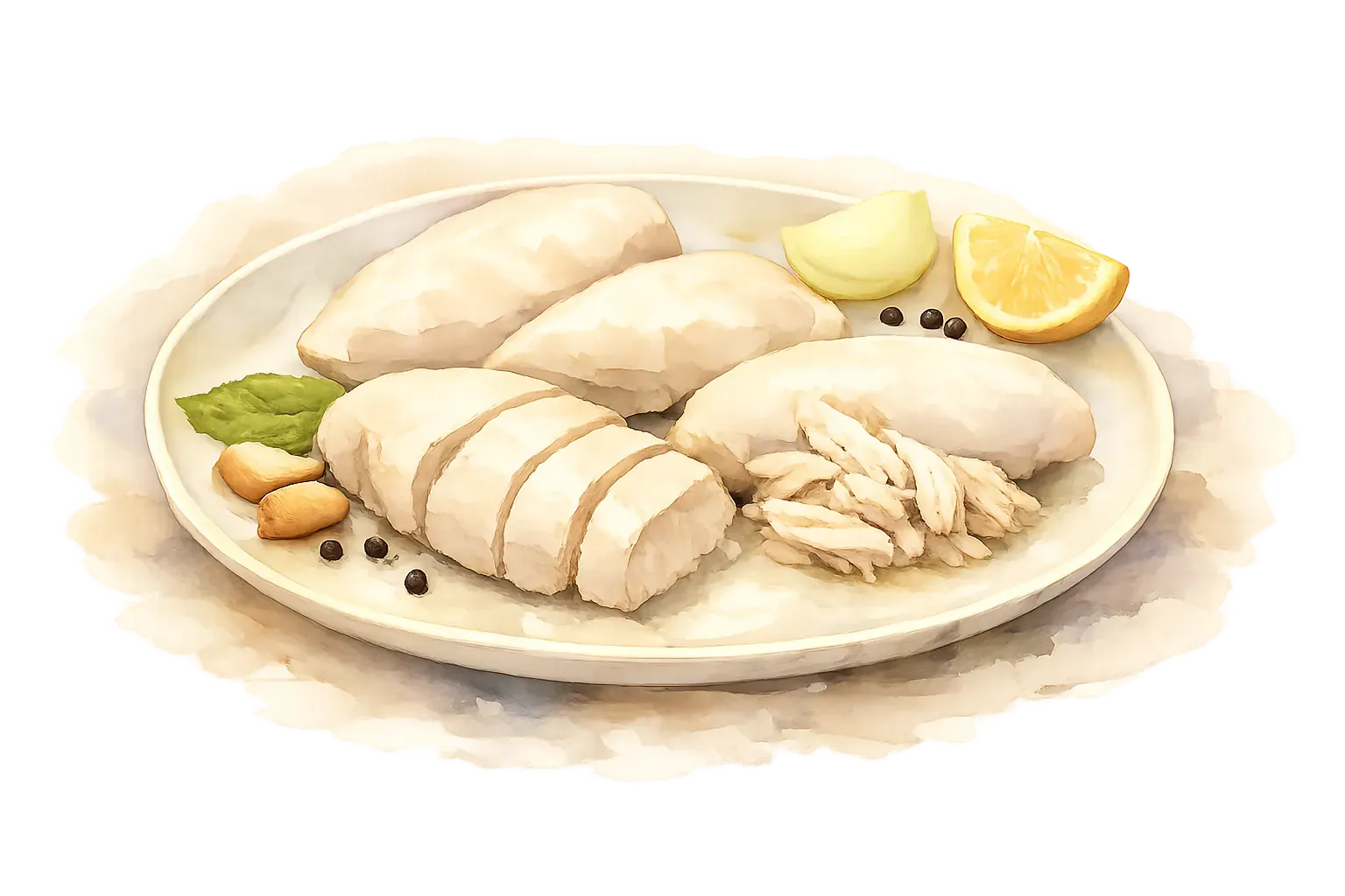 Poached Chicken Breasts